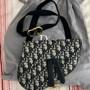 Dior Trotter oblique saddle belt bag 🖤